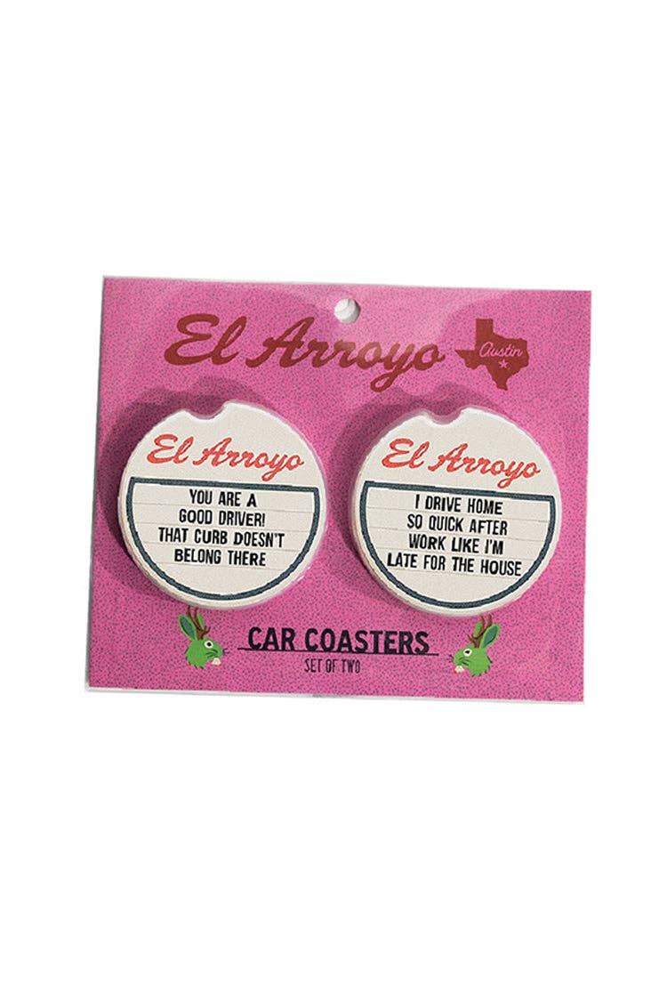 El Arroyo - Car Coaster Set - Good Driver