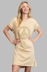 Peace TShirt Dress Umgee