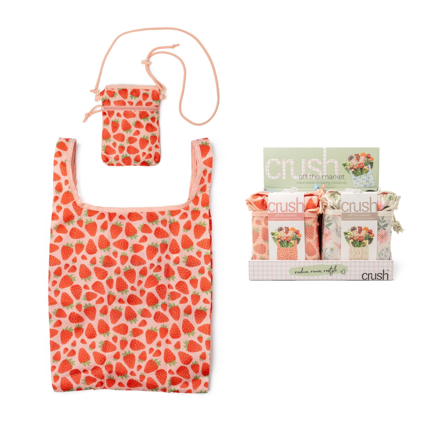 Expandable Shopping Crossbody