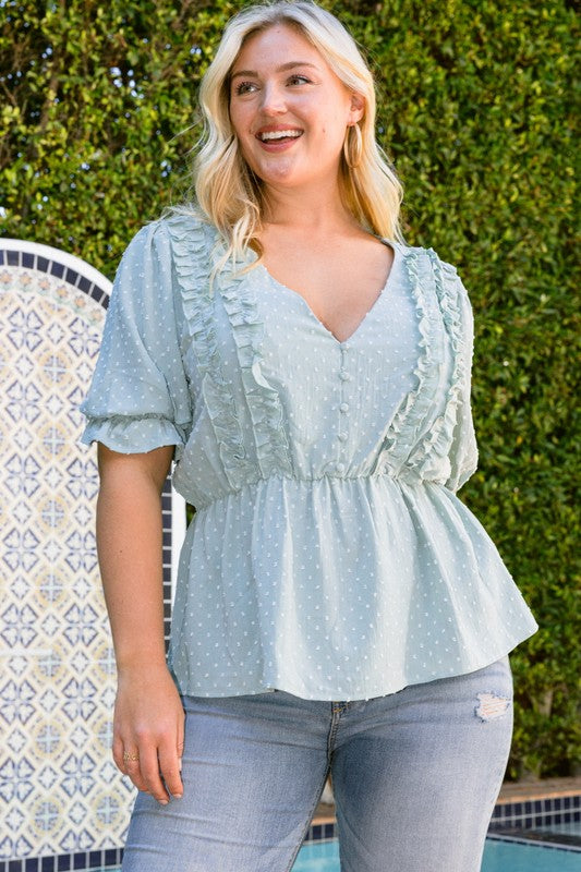 Dot Woven Blouse