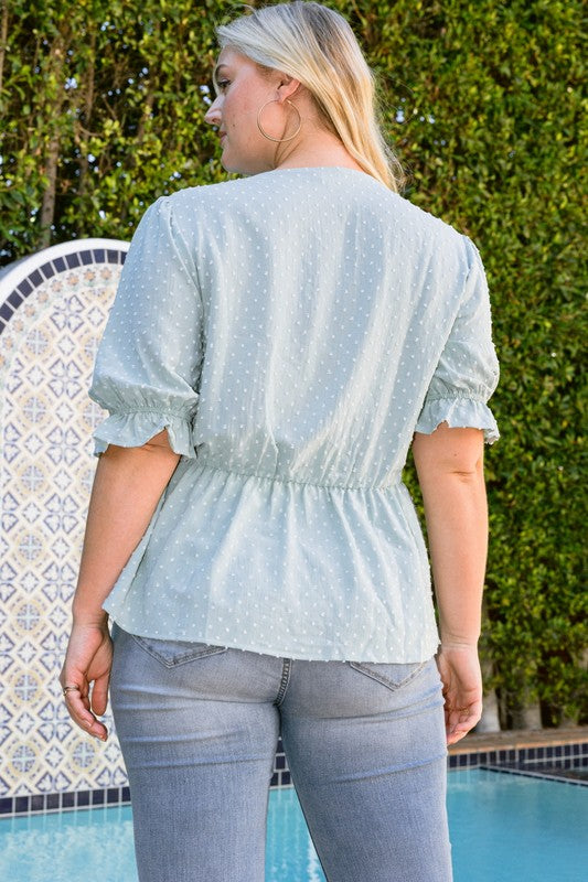 Dot Woven Blouse