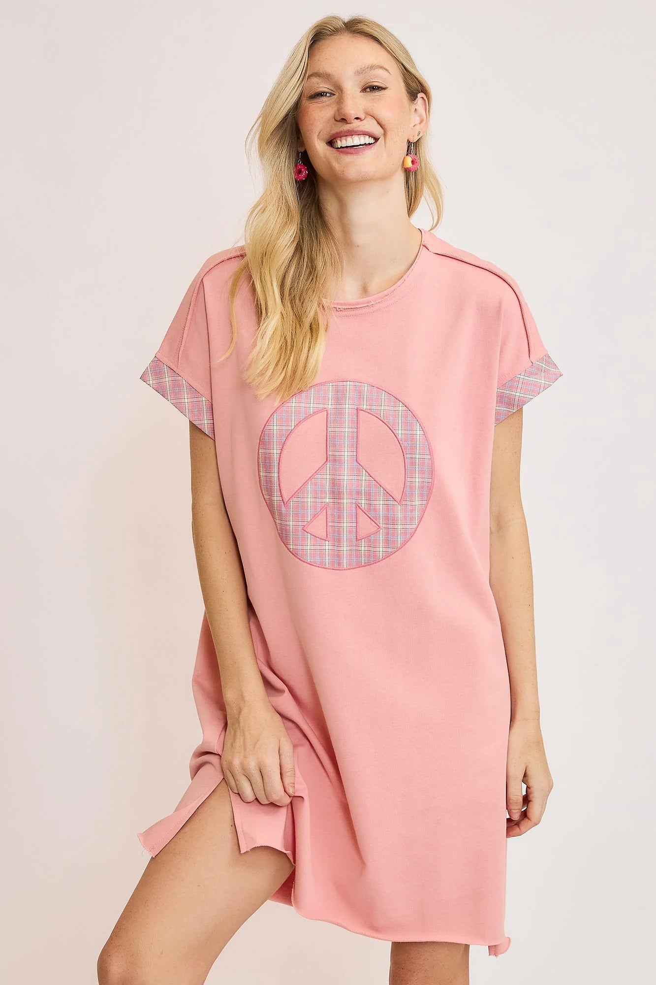 Peace TShirt Dress Umgee