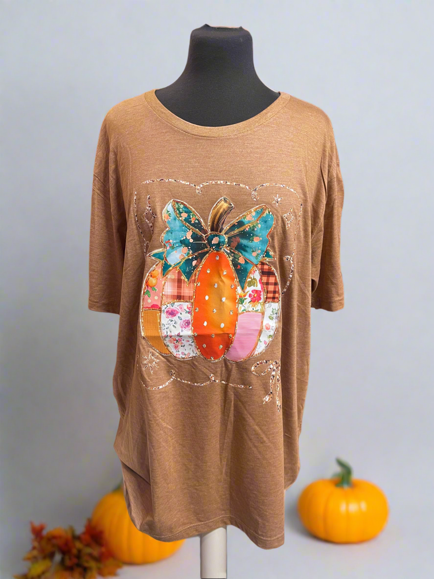 Pumpkin with Bow T-Shirt