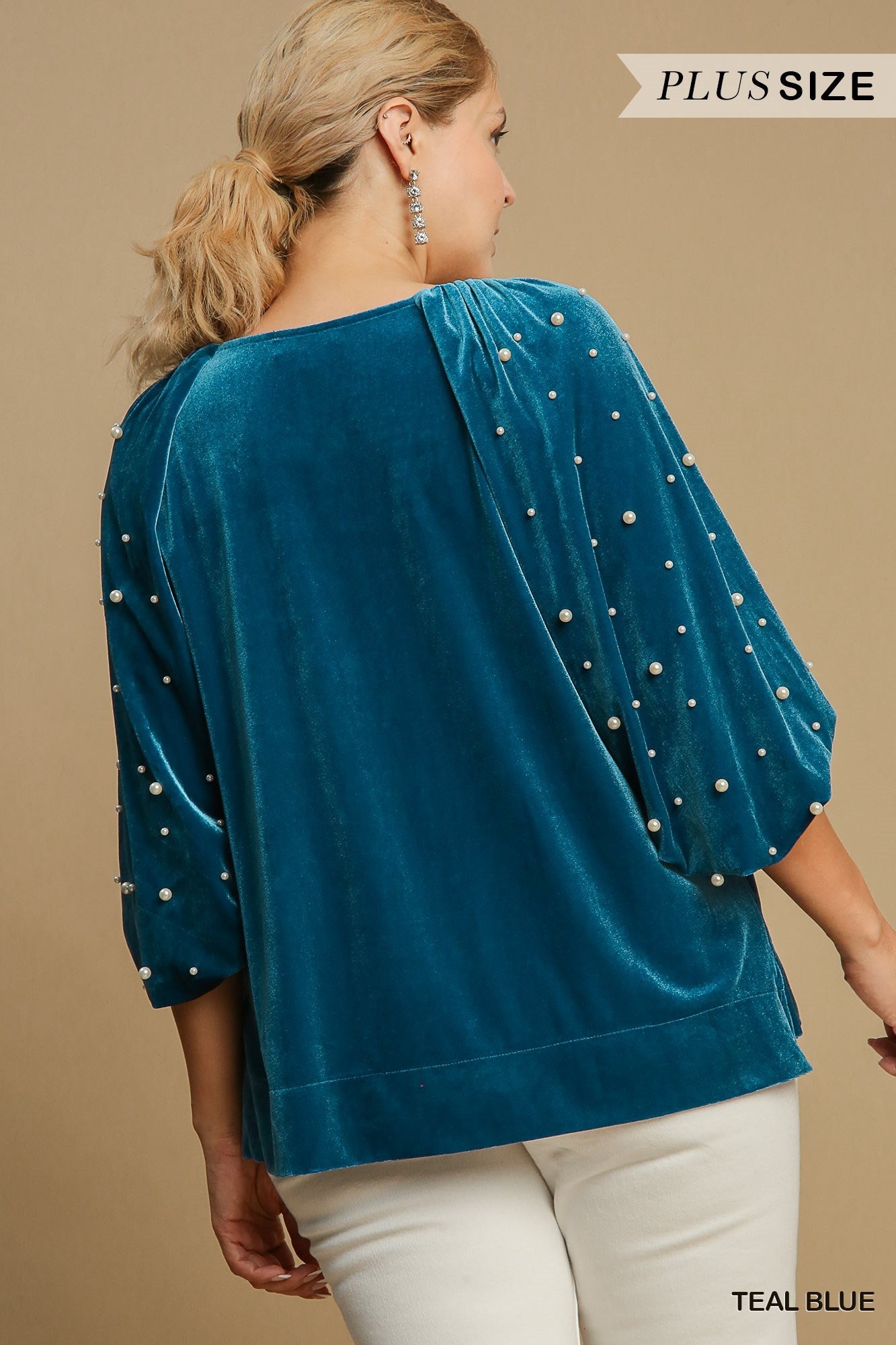 Velvet Round Neck Top