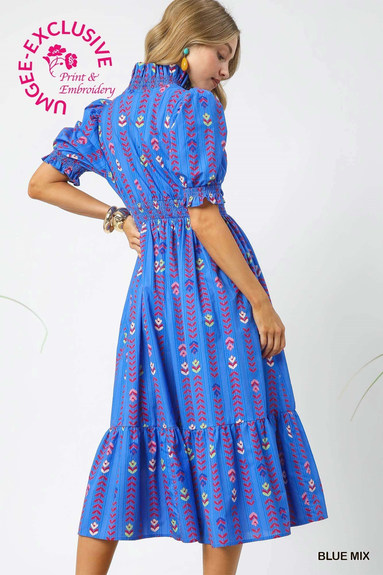 Umgee Spring Midi Dress