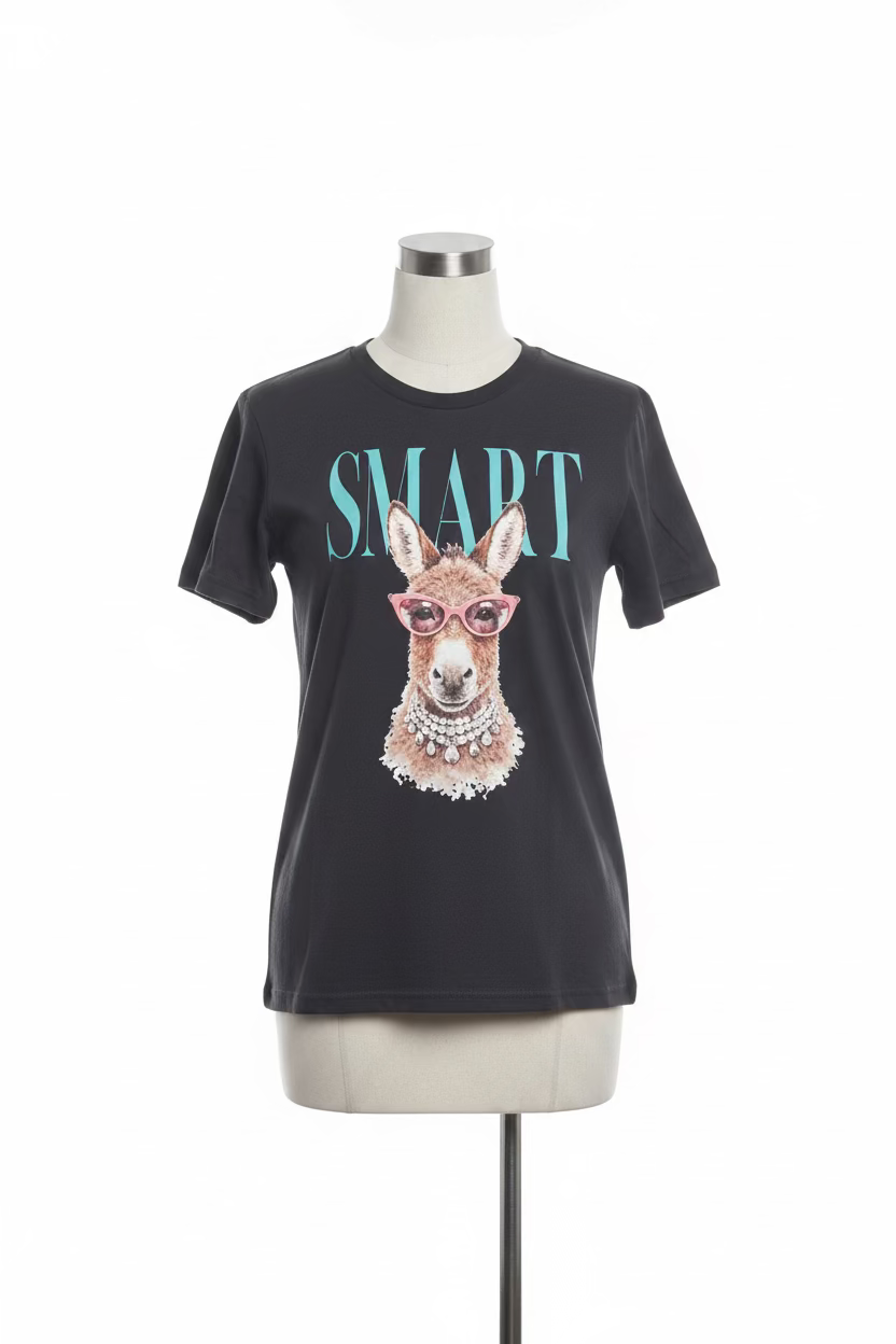 Smart T-Shirt with Rhinestones