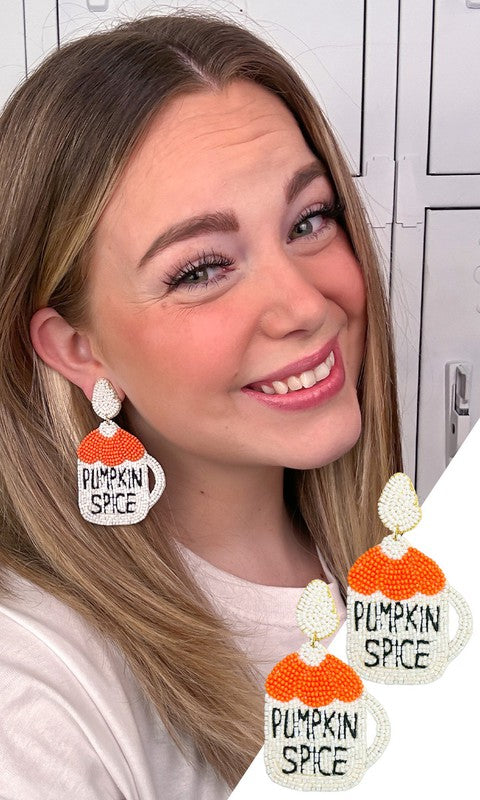 Pumpkin Spice Earrings