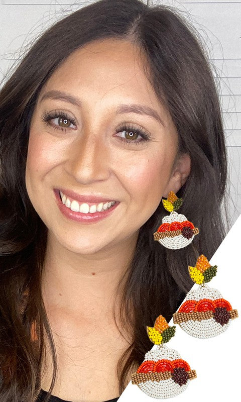 Pumpkin Pie Earrings