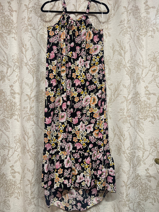 Sleeveless Floral Maxi