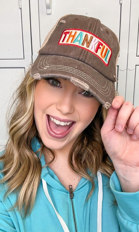 Thankful Vintage Patch Hat