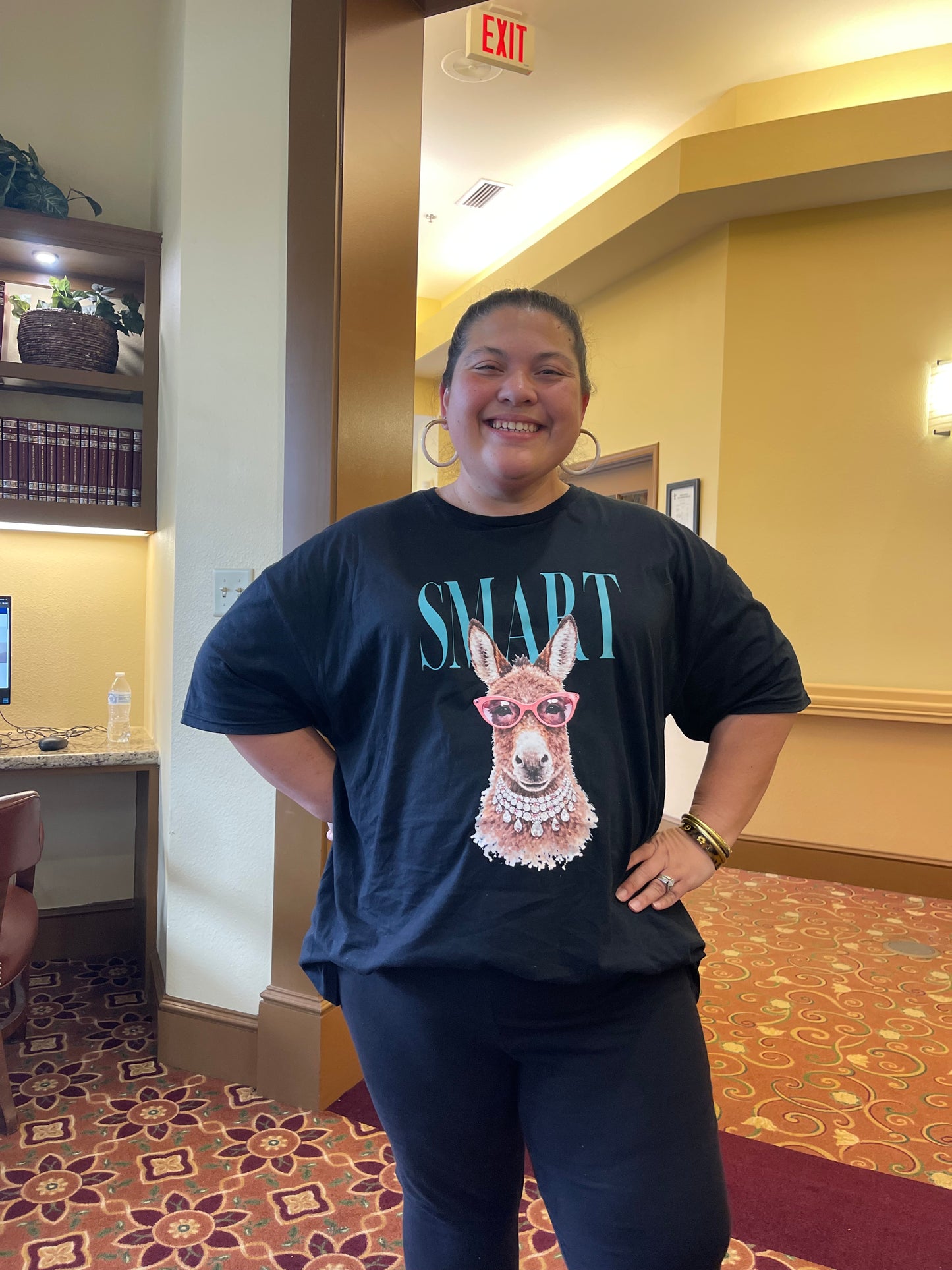 Smart T-Shirt with Rhinestones