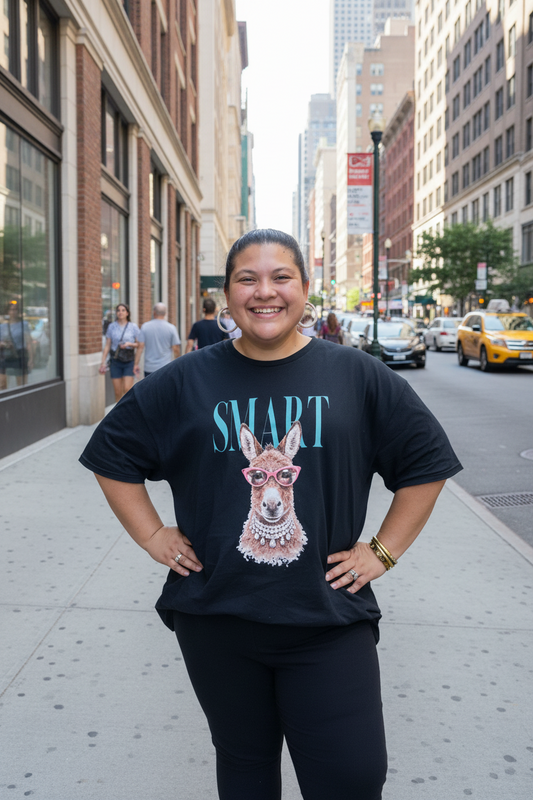 Smart T-Shirt with Rhinestones