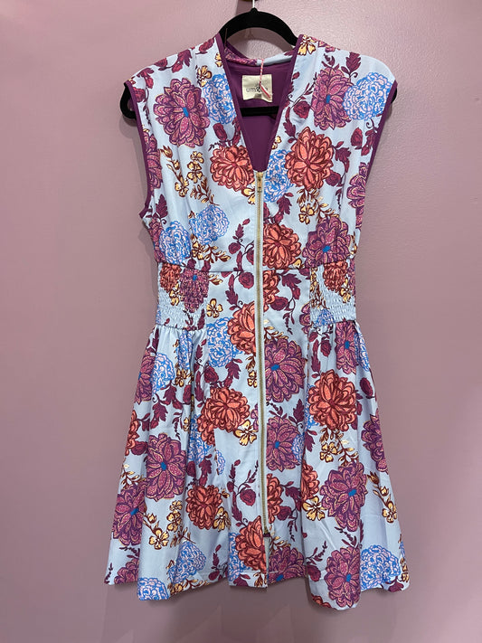 Umgee Satin Blue Floral