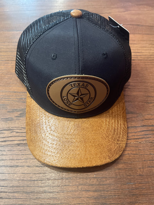 Men’s Texas Leather Patch Hat