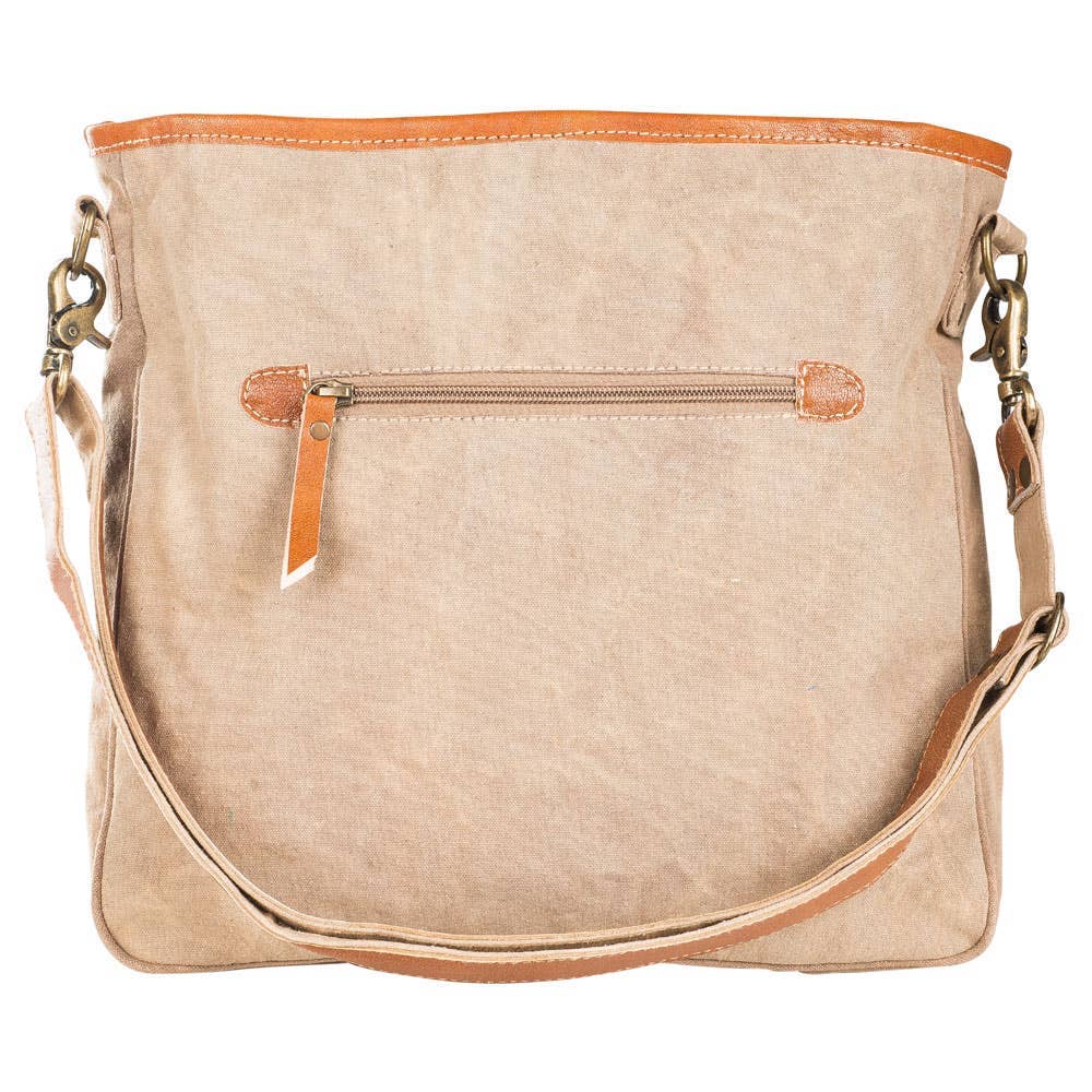 Clea Ray Canvas Bags & Clothing - Adventure Is Calling And I.... Zipper Closure Shoulder Bag