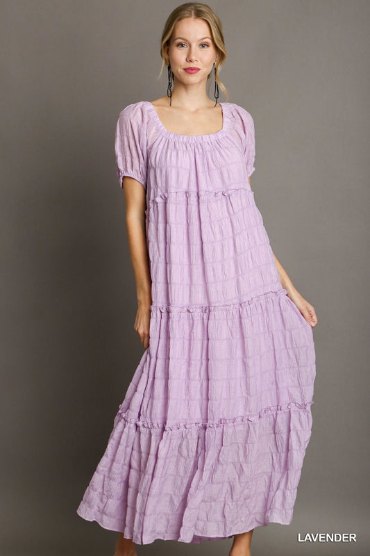 Umgee Long Textured Dress