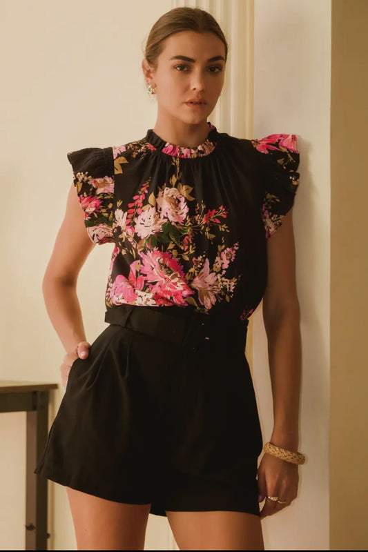 Oddi Black Floral