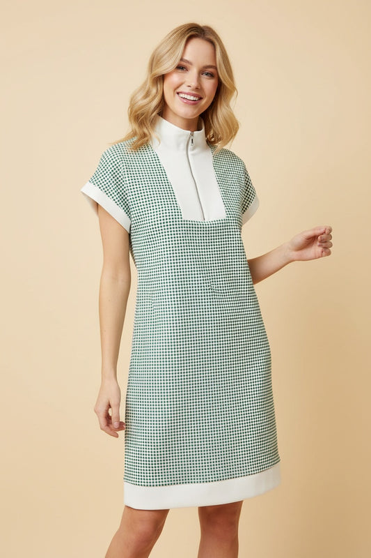 Green Checkered Dress