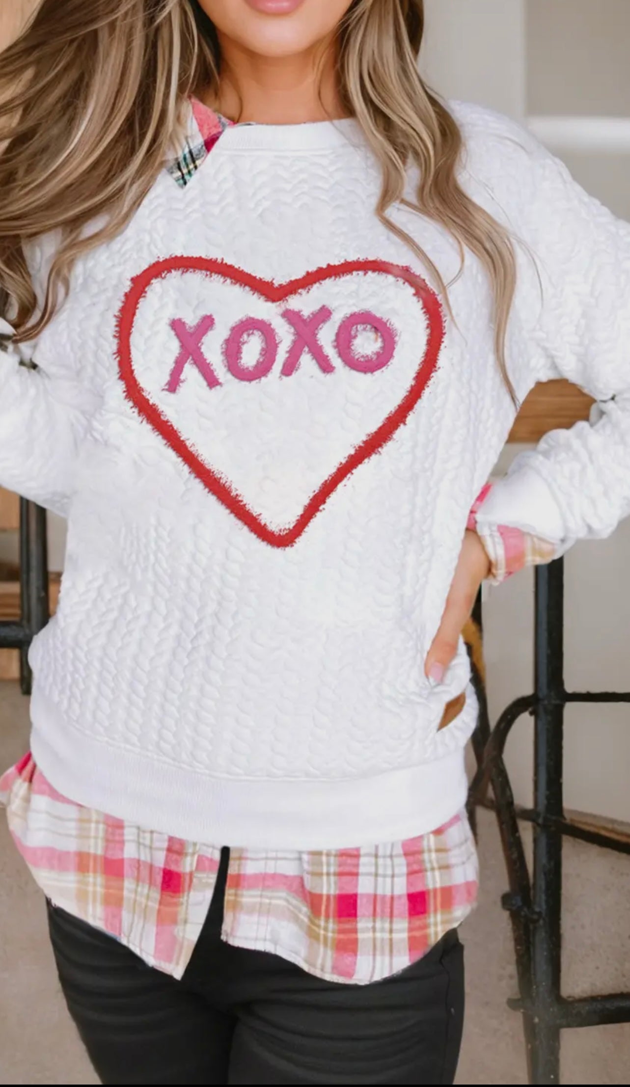 XOXO Cable Knit