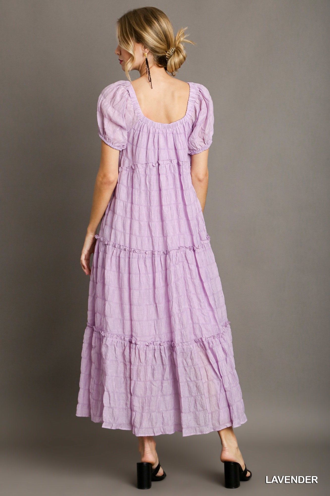 Umgee Long Textured Dress