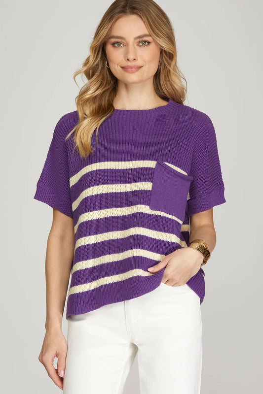 Short Sleeve Sweater