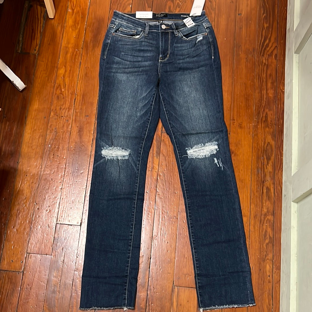 Judy Blue Mid Rise Straight Fit Jeans