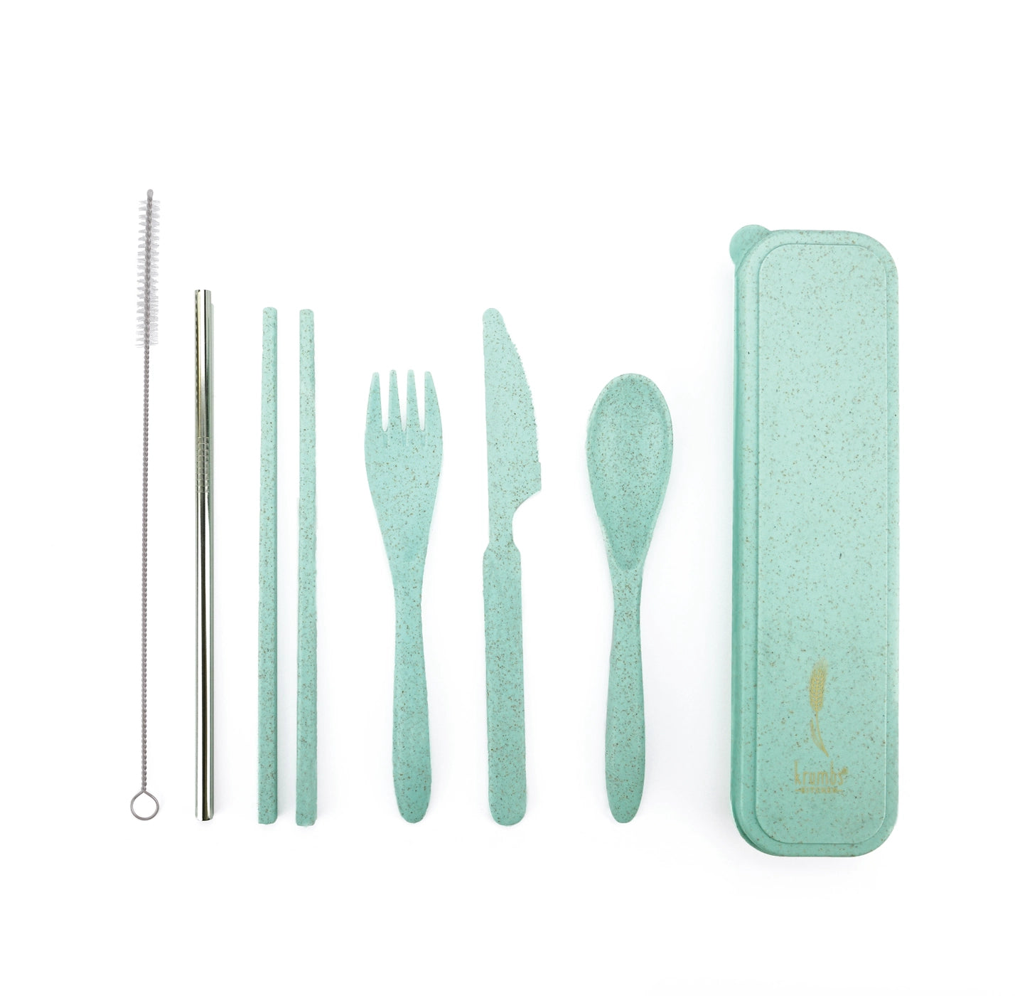 On-The-Go Wheat Straw Utensil Set