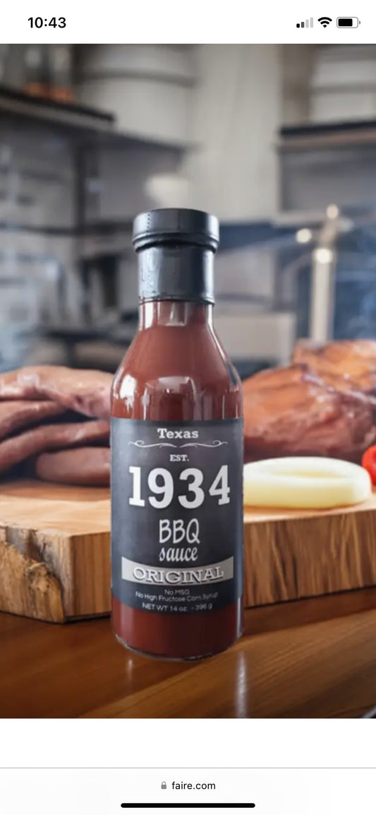 1934 BBQ Sauce- Original
