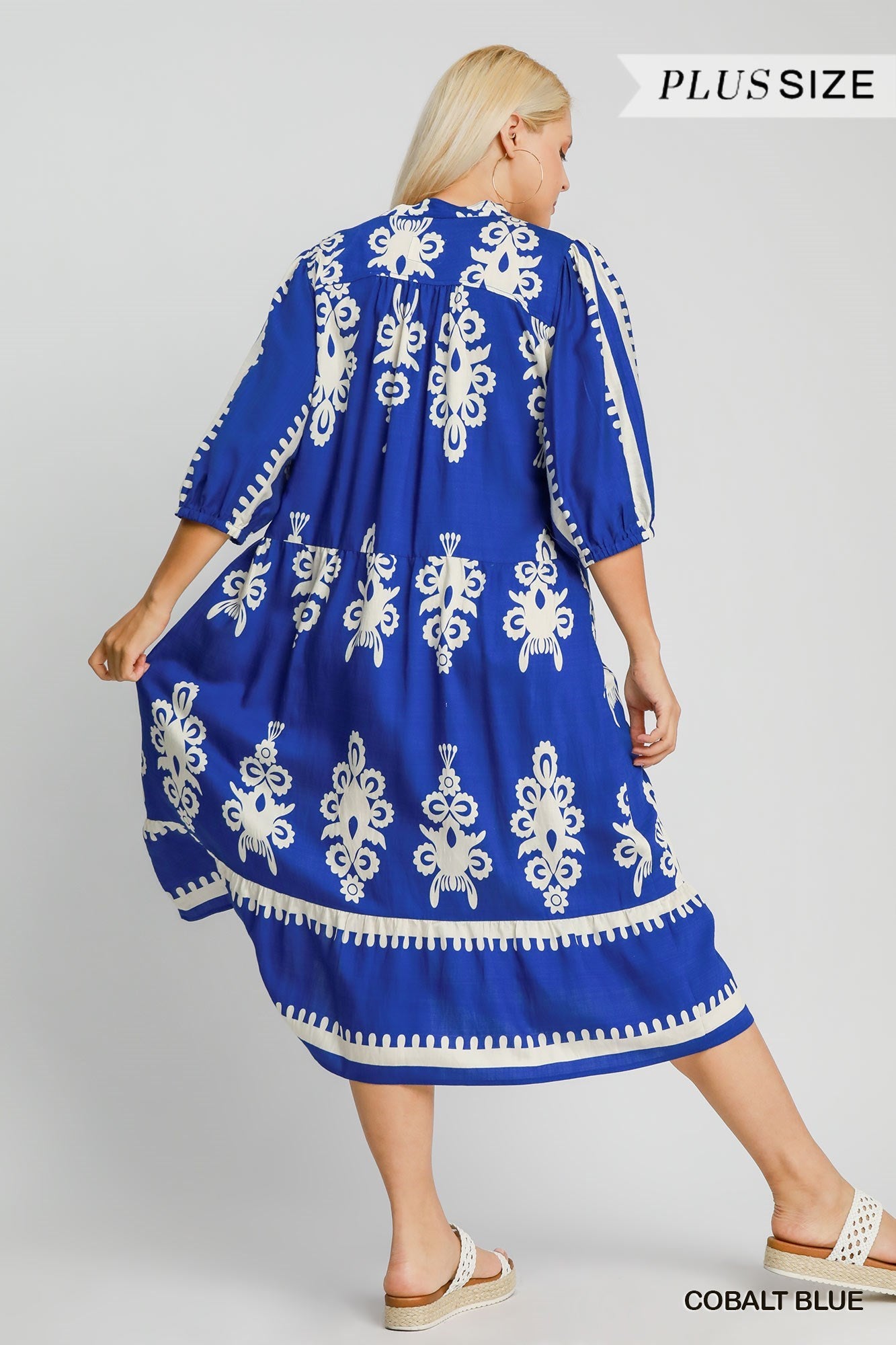 Umgee Desert Bloom Midi Dress