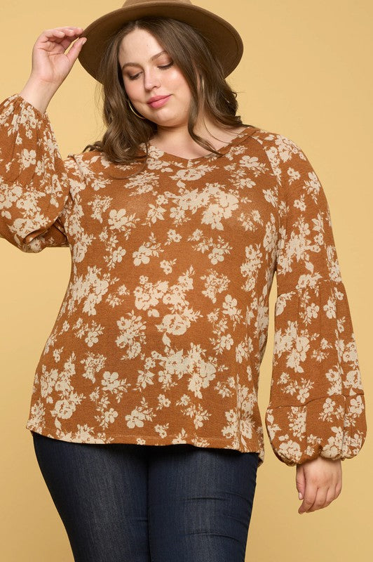 Floral Print Woven Blouse
