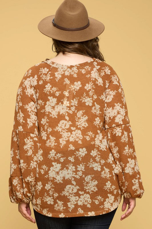 Floral Print Woven Blouse