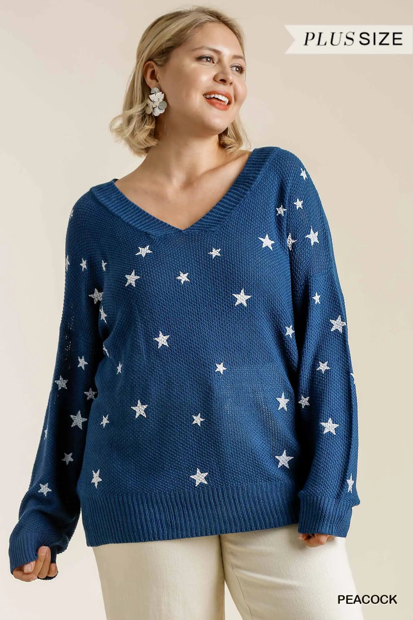 Star Stamped Sweater