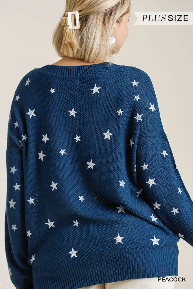Star Stamped Sweater