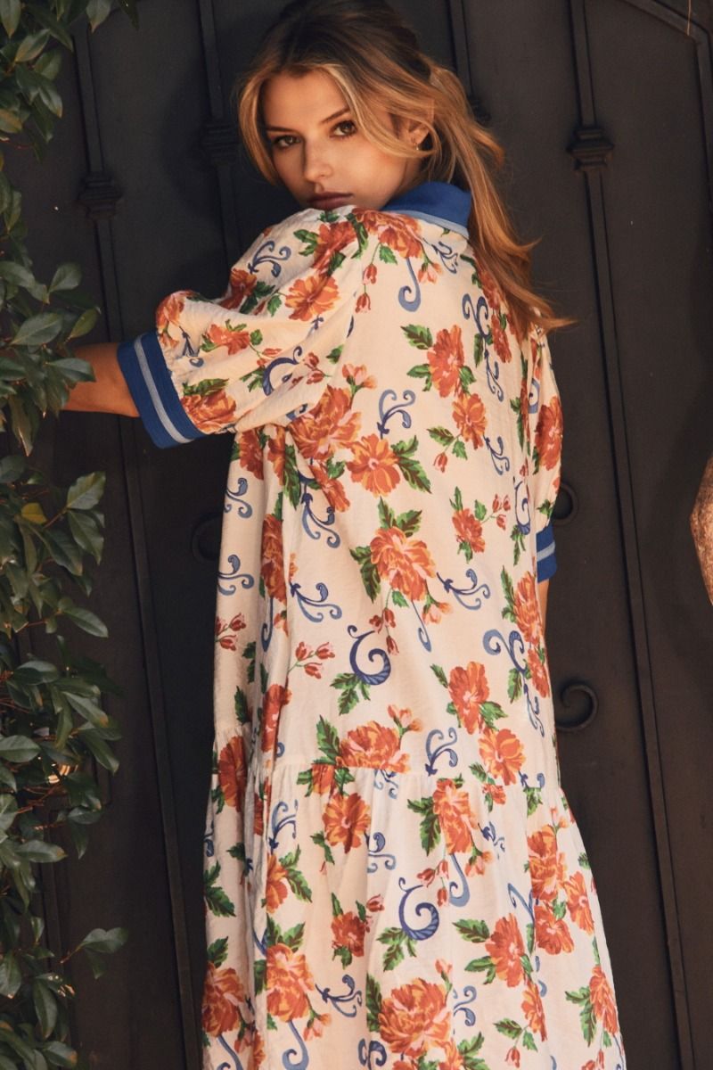 Baroque Garden Tiered Dress