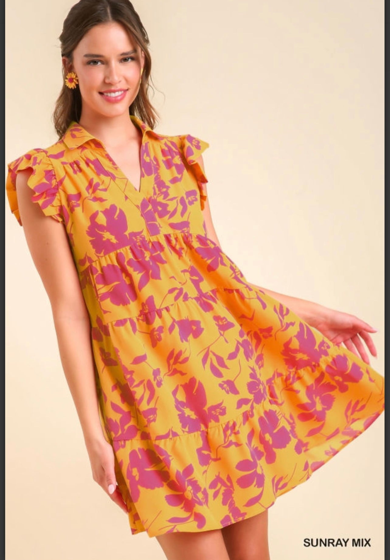 Sunray Floral Umgee Dress
