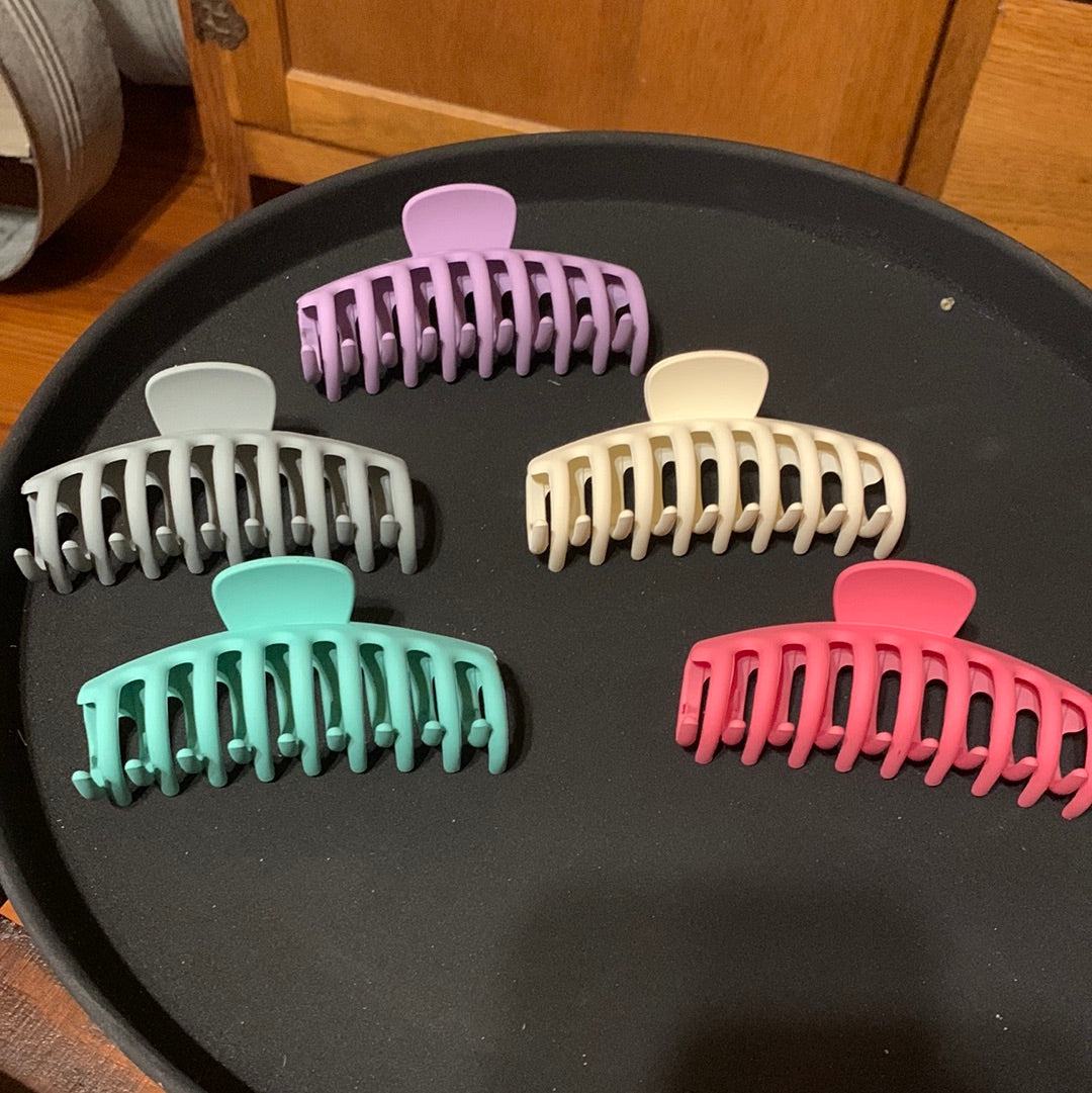 Hair claw clips large