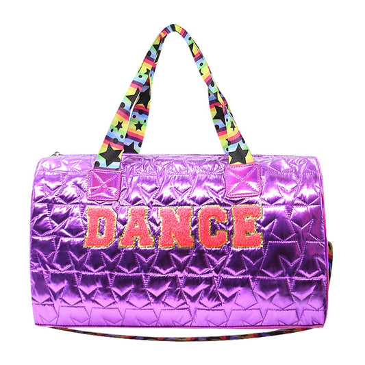 Weekender Large Duffel Bag with Dance Chenille Patch
